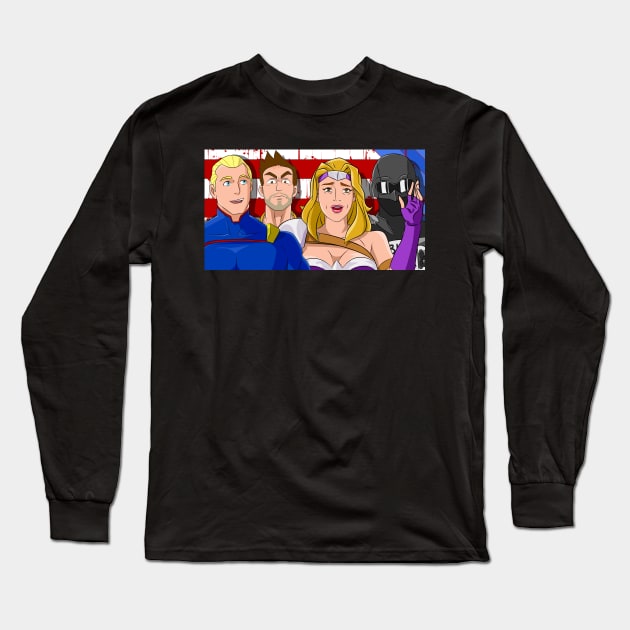 the seven the boys diabolical Long Sleeve T-Shirt by super villain